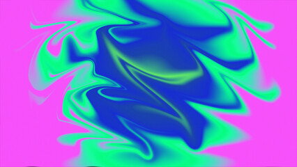 Colorful abstract background with vibrant swirls in blue green and pink tones