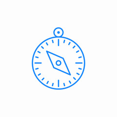 compass navigation icon sign vector