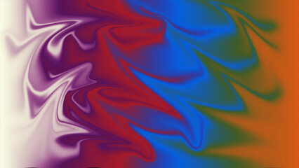 Fluid abstract background with vibrant colors and smooth blending effect art