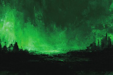 Fototapeta premium dark green background abstract artwork pretty contrast