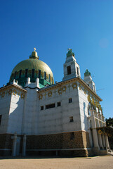 Die Otto Wagner Kirche am Steinhof in Wien.
