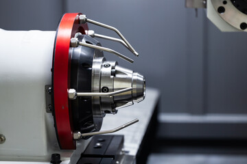 Modern metalworking plant CNC milling machine