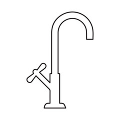 Simple Water Tap Outline