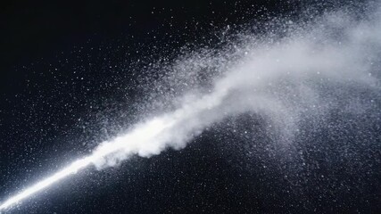 Space dust or starburst effect captured with long exposure - Powered by Adobe