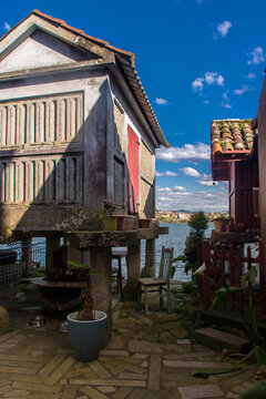 the historic fishing village of Combarro in R&iacute;as Baixas