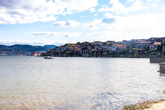 the historic fishing village of Combarro in R&iacute;as Baixas