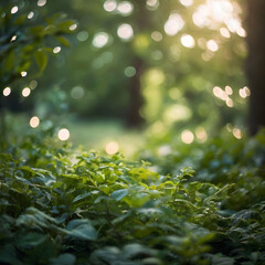 sunlight in the forest