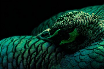 Obraz premium luxury dark green background artwork 