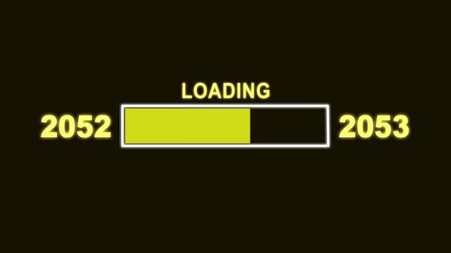 New Year T52 to T53 Loading Concept. Year Change Concept, New Year, Annual Plan, Growth Strategy, Business Planning.