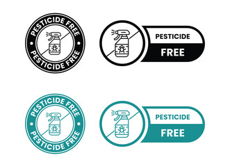 Pesticide Free 100% Green Seal Stickers | Organic Product Labels for Food and Agriculture Marketing