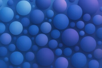 Abstract Blue and Purple Spheres Background with Gradient Hues - Modern Geometric Texture