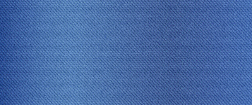 Denim pattern, blue fabric jeans background. Cotton material cloth, abstract jean texture, retro denim classic bg. Traditional color casual banner. Vector illustration