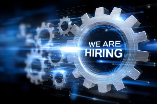 Recruitment announcement for job opportunities with teamwork focus in the industry