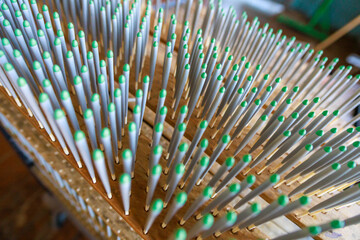 Matches are the product of a large modern factory.