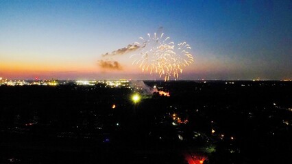 Fourth of July from the sky