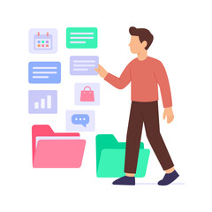 Grouping, categorizing similar data for better clarity