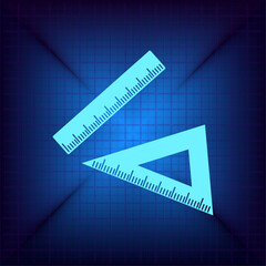 Vector illustration on a blue background