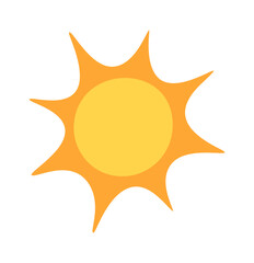 Sun weather element sunny day