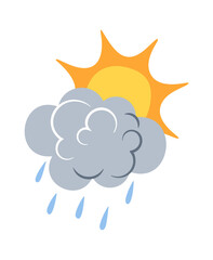 Blind rain atmospheric phenomenon element