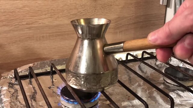 cezve for making coffee