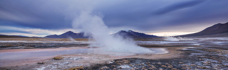 Hot springs in Chile