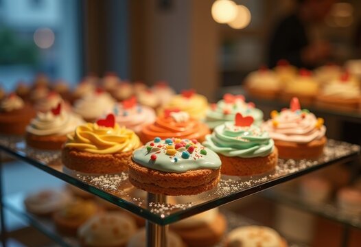 Elegant Cookies from Exclusive French Patisserie Artistry Luxury Indulgence Sweetness Detail