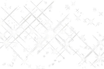 Abstract glittering stars and crisscrossing lines on black background