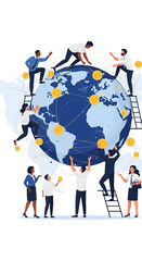 Global Business Collaboration and Financial Network with Diverse Professionals.