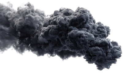 Dark, swirling ink cloud against a black background