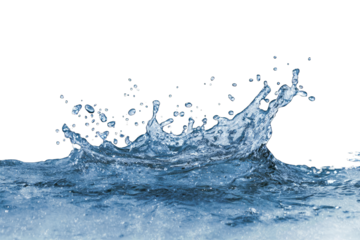Water splash on dark background