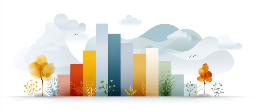 Innovative hrd technology startups transforming employee development digital landscape flat design creative perspective