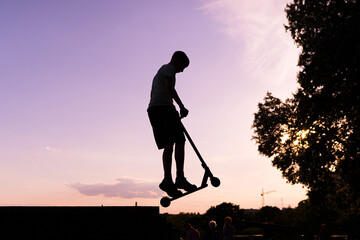 Riding into the Evening Light