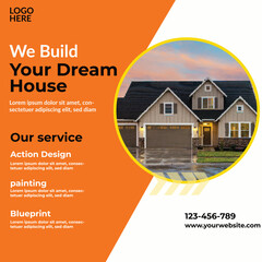 vector illustration of a real estate