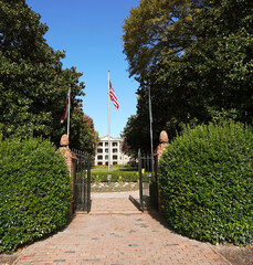 The campus of William Peace University in Raleigh NC, a small private liberal arts college
