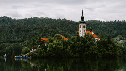 Obraz premium lake bled slovenia