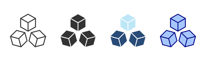 Sugar Icon Set. Designed In Multi Style