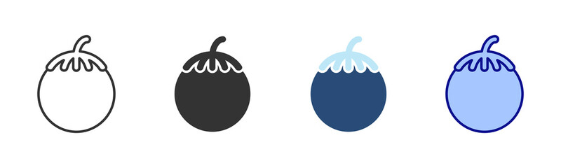 Tomato Icon Set. Designed In Multi Style