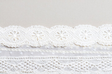Beautiful lace background. Wedding and romance theme.