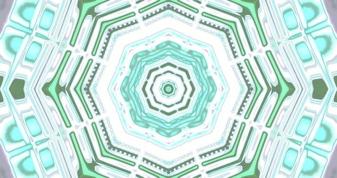 Seamless tunnel video loop screensaver with hypnotic patterns and calming colors for relaxation and focus