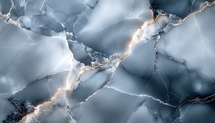 Cool-toned blue-gray marble with subtle white veins, glossy polished surface, seamless high-resolution texture, modern minimalist luxury background
