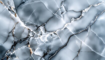 Cool-toned blue-gray marble with subtle white veins, glossy polished surface, seamless high-resolution texture, modern minimalist luxury background

