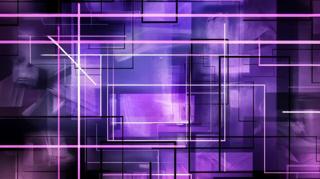 Abstract Lines and Violet Hues: An intriguing interplay of lines and color creates a dynamic abstract composition, where geometric shapes intertwine with subtle textures.