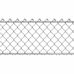 Seamless chain link fence pattern isolated , metal Net,  metal mesh seamless, Metal grid PNG