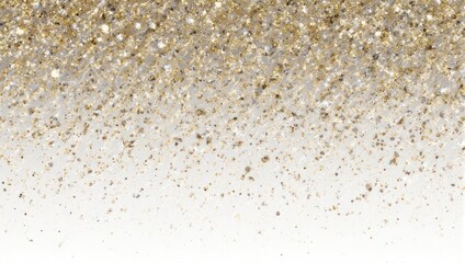 Elegant gold glitter background with sparkling texture and gradient effect.