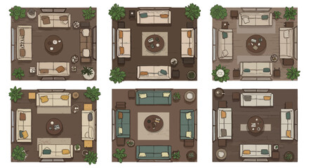 living room layout ideas showcasing furniture arrangement for interior design projects creating functional and aesthetically pleasing floor plans for modern homes