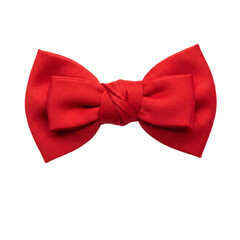 Red Bow Tie isolated, Bow PNG 