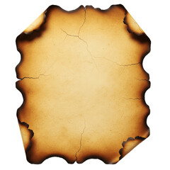 old paper with burnt edges