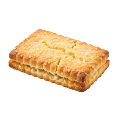 Biscuit isolated on transparent background, png 