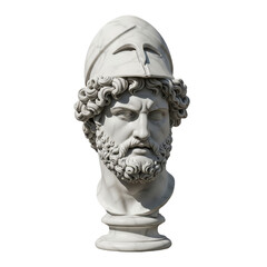 Antique classic Greek Sculptor  isolated on transparent background, PNG 