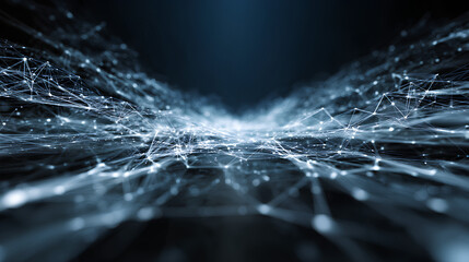 Big data technology data science analysis artificial intelligence generative ai deep learning machine learning algorithm neural flow network analytics innovation abstract futuristic. 3d rendering. 